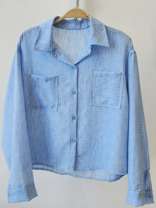 Producto - Camisa Corta Lino Melange (Art. 5825)