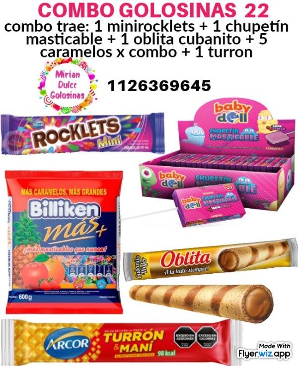 Producto - Combo golosinas 22
