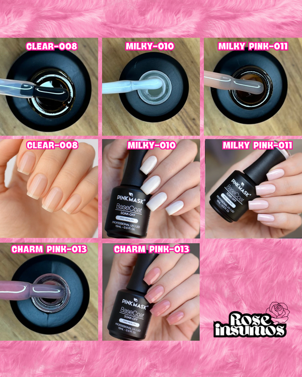 Producto - Base coat pink mask- Diferentes colores - 1