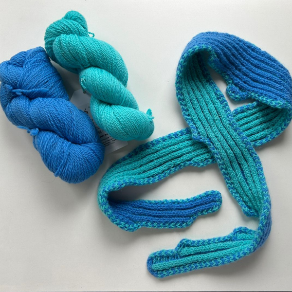 Producto - Scarf Cordillera ( Patrón) (Doble Brioche)