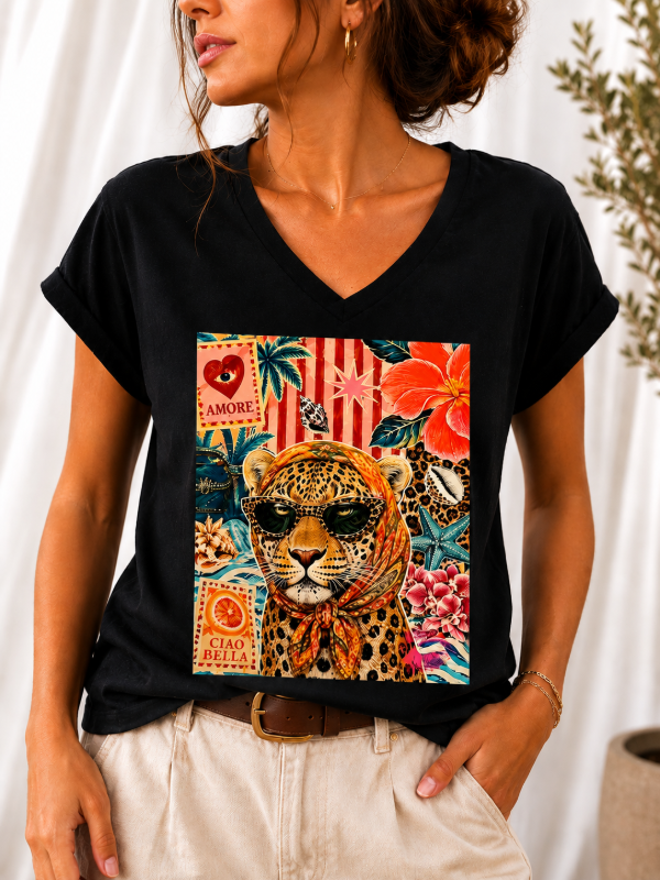 Producto - Remera Print Cuello V - 0