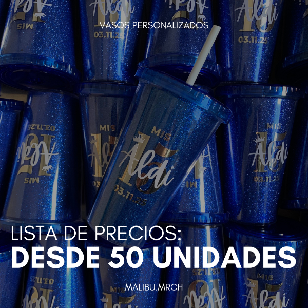 Producto - VASOS PERSONALIZADOS: A PARTIR DE 50 UNIDADES