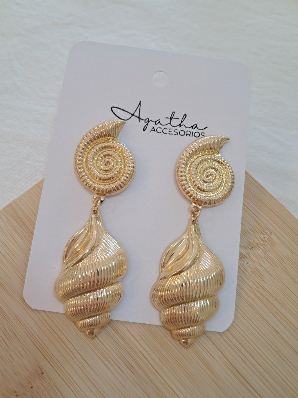 Producto - Aros caracol doble