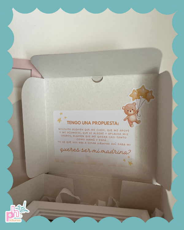 Producto - caja propuesta madrina/padrino + cuadro - 2