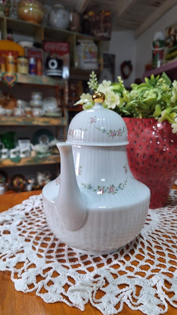 Producto - TETERA TSUJI BLANCA DETALLE FLORES - 1