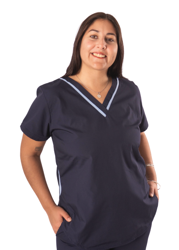 Producto - Ambo Jungla Azul con Celeste