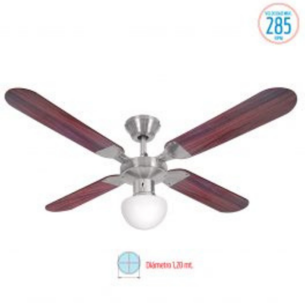 Producto - VENTILADOR DE TECHO CON LUZ VTHM214 LILIANA