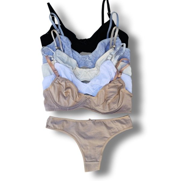 Producto - Conjunto Brassier Algodón