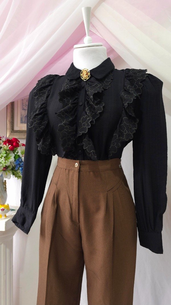 Producto - Camisa Gina Negra! IMPORTADA NUEVA
