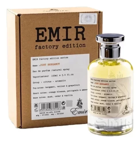 Producto - Paris Corner Emir Factory Edition Just Bergamot EDP 100ML Unisex