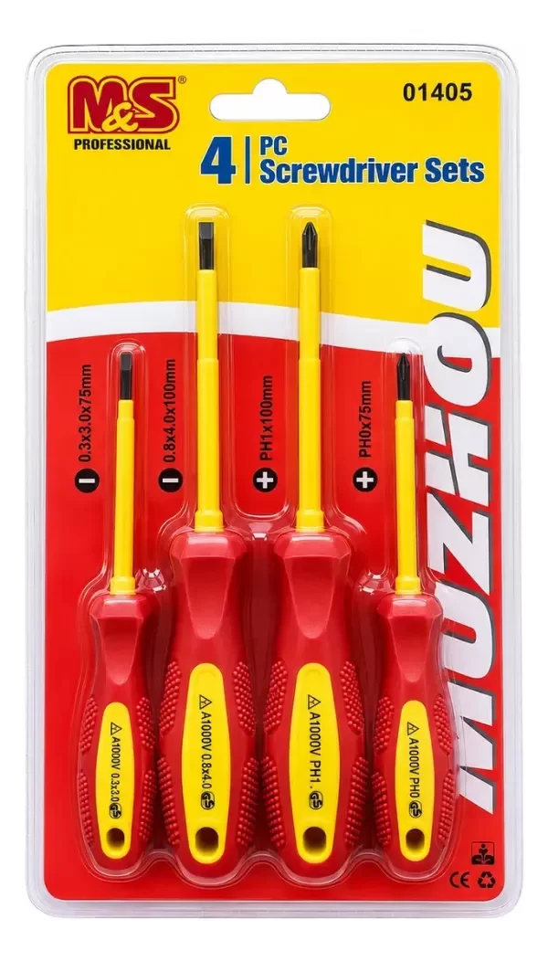 Producto - Destornillador Electricista X4 Pcs
