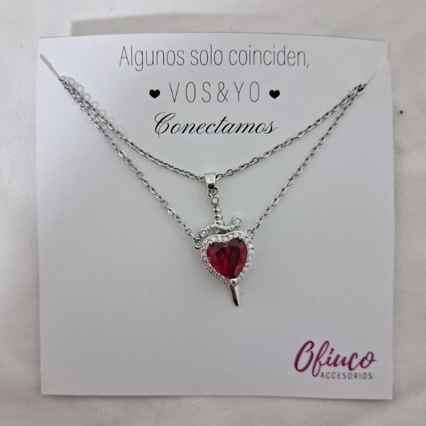 Producto - Corazón y daga para compartir