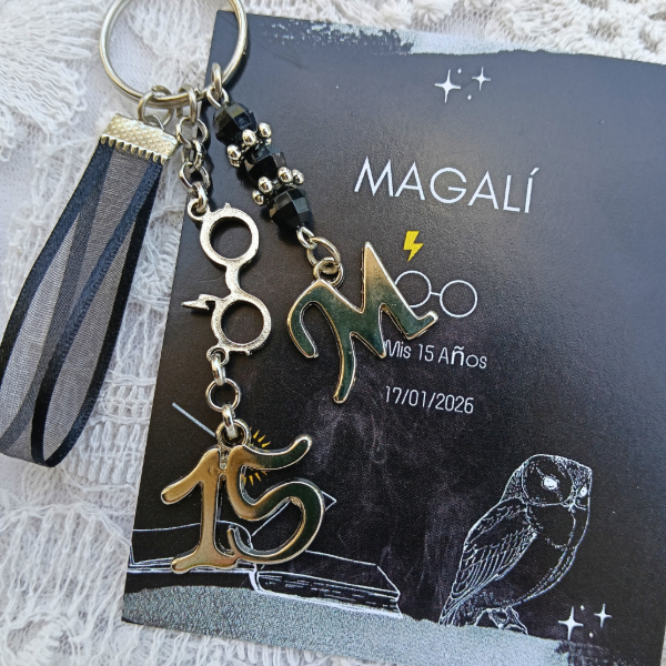 Producto - Llavero Gafas Harry Potter mas tarjeta