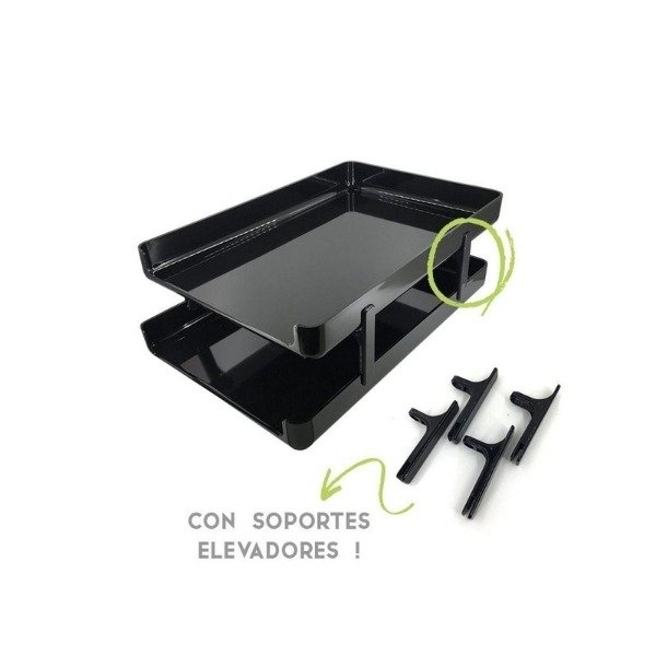 Producto - BANDEJA PIZZINI OFICIO APILABLE 2 PISOS