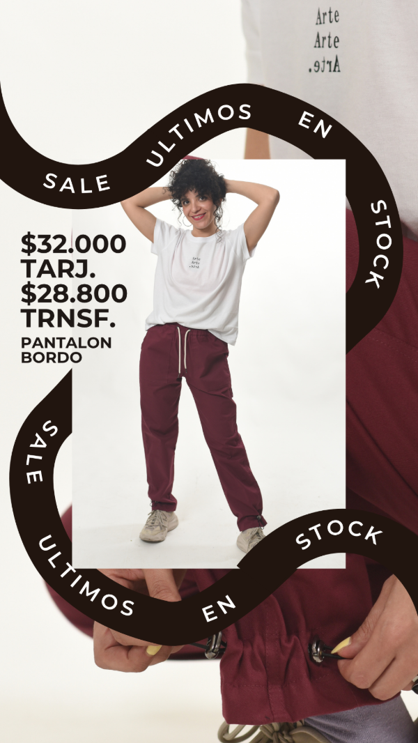 Producto - PANTALON BORDO