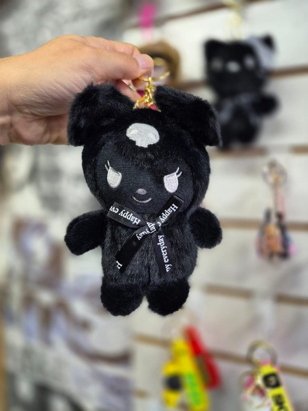 Producto - KUROMI - LLAVERO PELUCHE BLACK HELLO KITTY