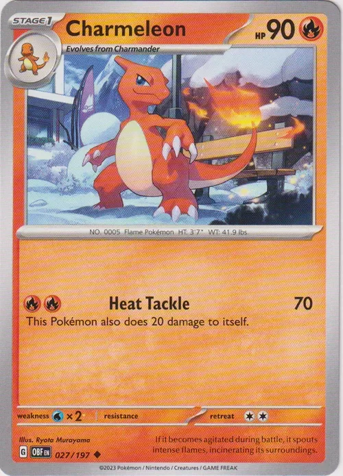 Producto - Charmeleon - 027/197 - Obsidian Flames