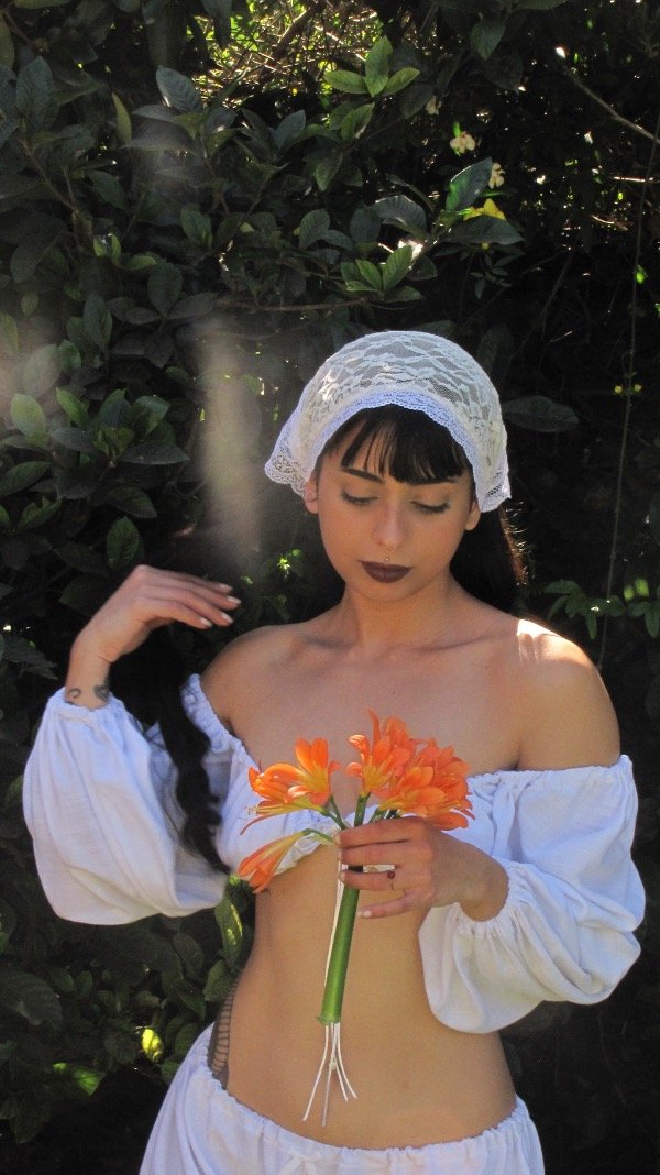Producto - Vincha Velo de Flores