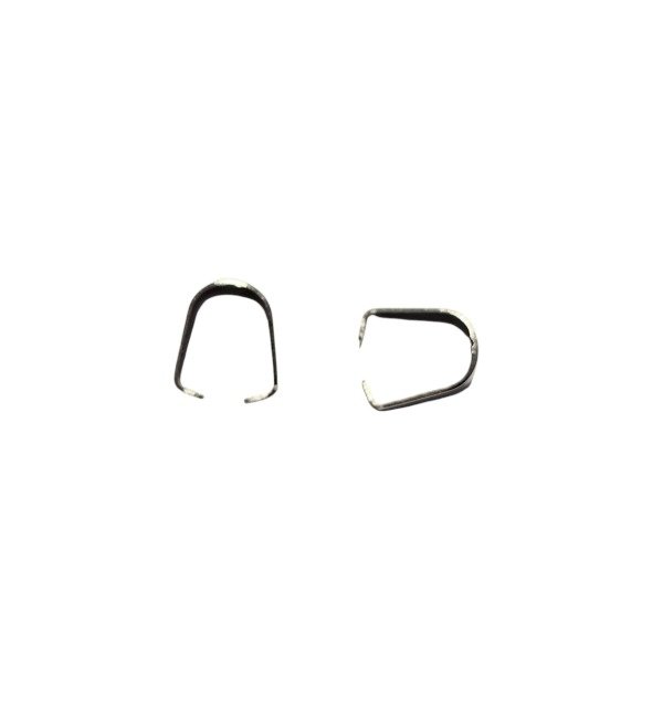 Producto - Drop de acero quirúrgico PLATEADO 10mm x50uni.