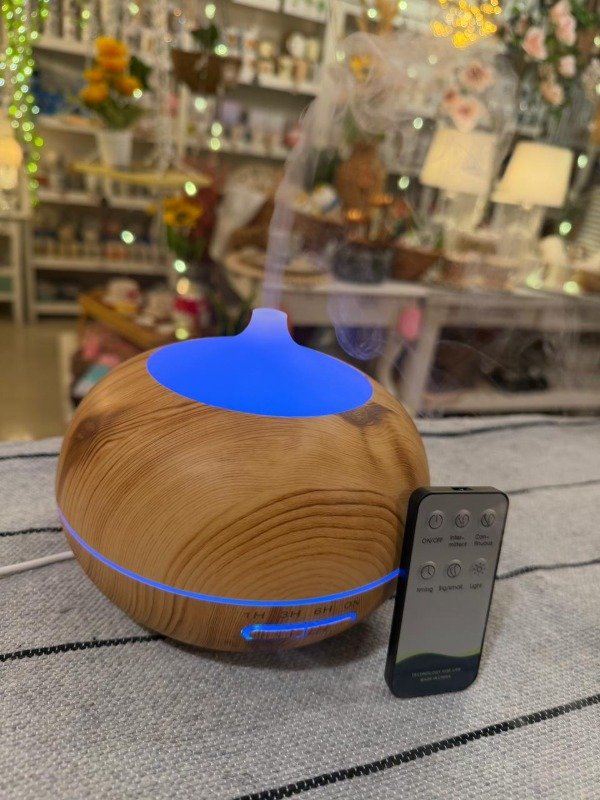 Producto - Humidificador Ultrasónico led- marrón  (Efectivo: 39.920)