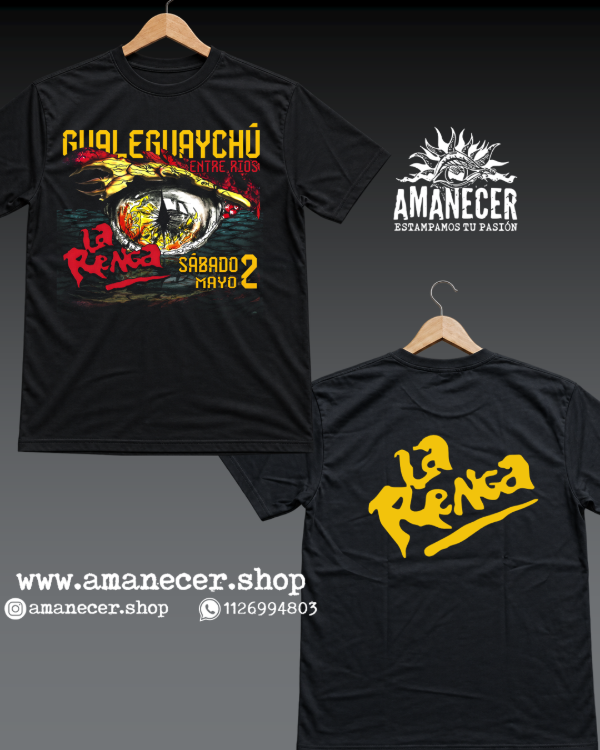 Producto - Remera La Renga en Gualeguaychú - 0