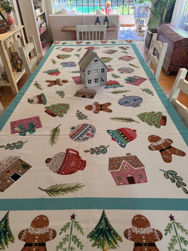 Producto - Mantel Christmas aqua