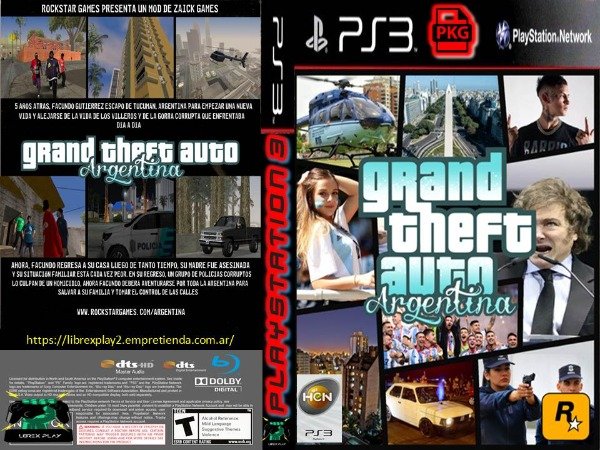 Producto - GTA ARGENTINA 2.0 2026 PKG (PS3)