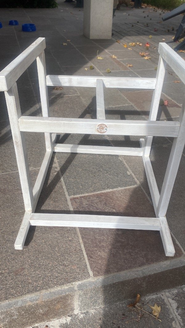 Producto - Pie mecedor vintage white