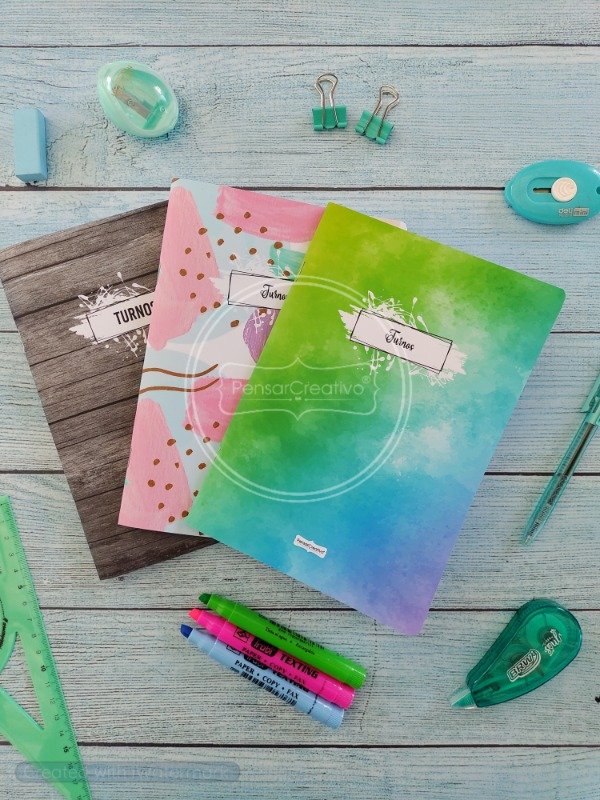 Producto - Libreta de Turnos Flex 14x20 cm