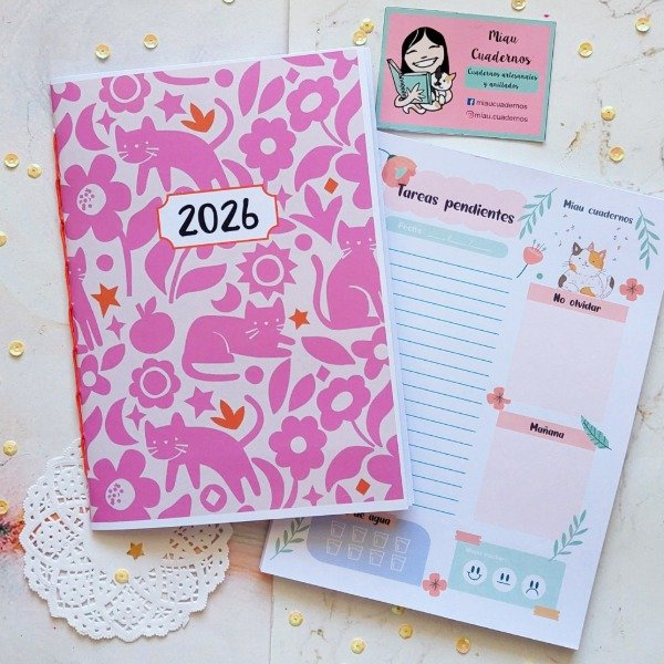 Producto - Combo planners gatos