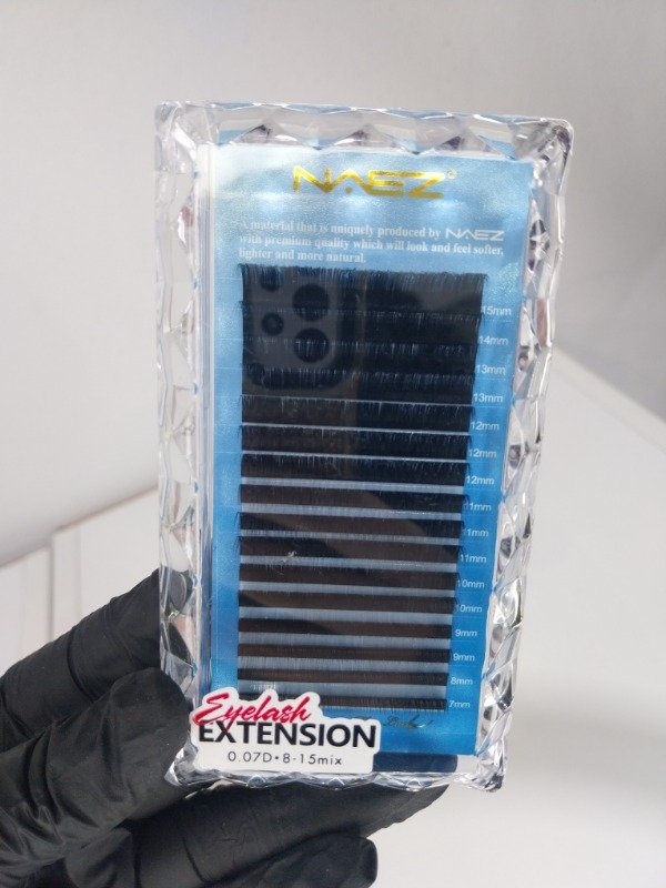 Producto - Pestañas naez 0.07D mix 3621