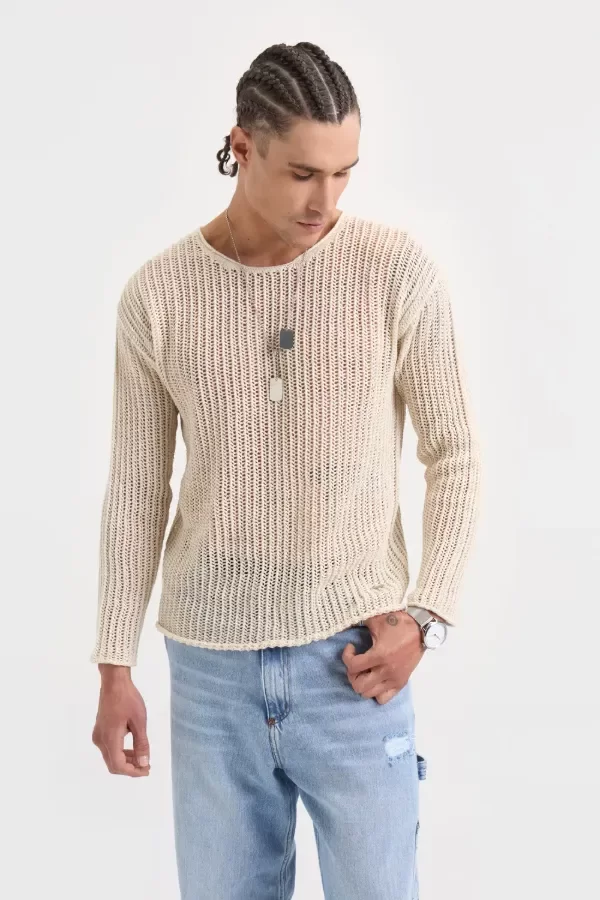 Producto - Sweater Darakaki Crudo Tascani