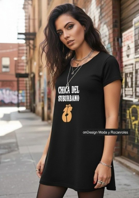 Producto - Vestido manga corta Chica del suburbano La 25