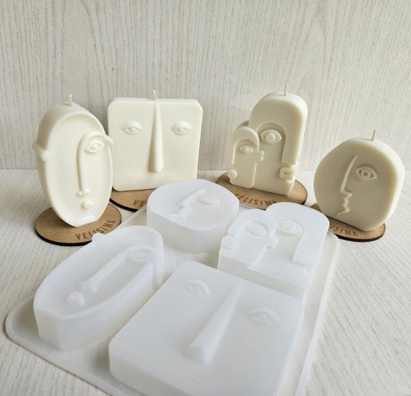 Producto - MOLDE SILICONA x4 CARAS EGIPCIAS