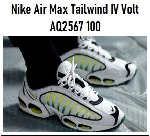 Producto - Nike Air Max Tailwind IV Volt AQ2567 100