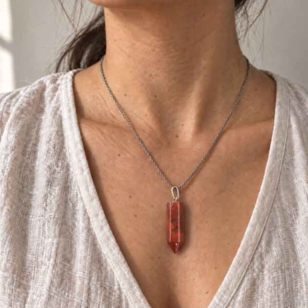 Producto - Péndulo Jaspe Rojo