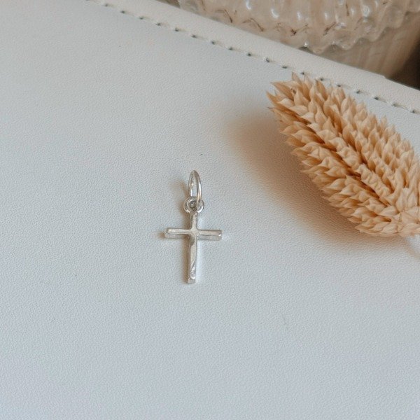 Producto - Dije Cruz Chica Plata 925 Lisa