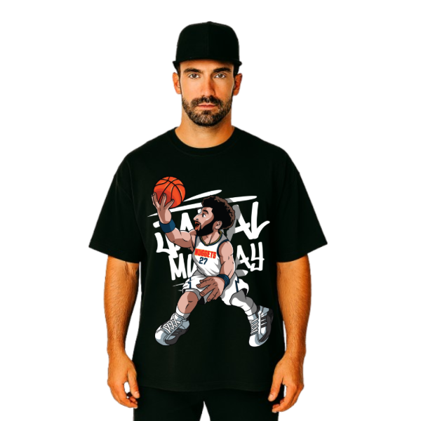 Producto - Remera Oversize Unisex ClipArt Jamal Murray