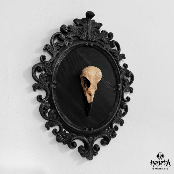 Producto - Marco gótico 3D - Cuervo - 0