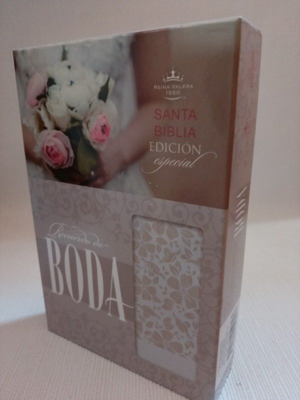 Producto - biblia RECUERDO DE BODA, BLANCO