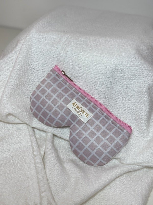 Producto - Porta lentes Emilia - Cuadrille rosita claro