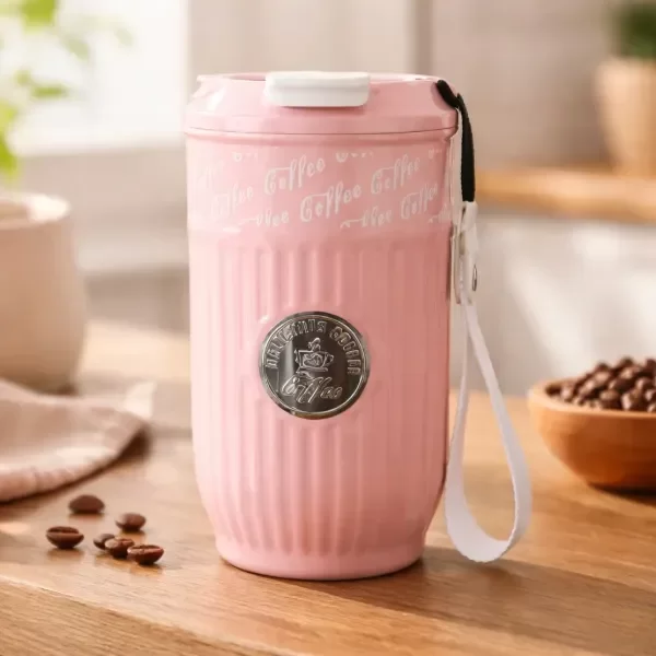 Producto - VASO COFFEE TERMICO DE ACERO  PARA BEBIDAS CALIENTES Y FRIAS 420ML - 5