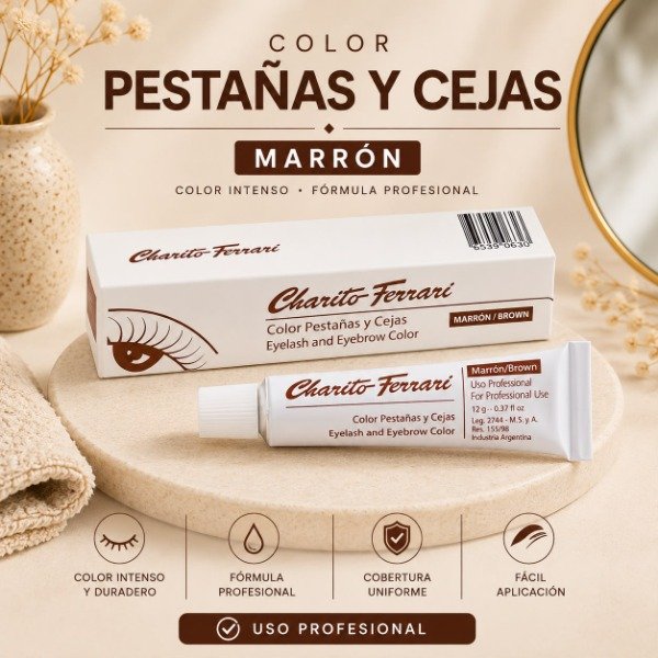 Producto - Color Pestañas y Cejas Marrón 12 g