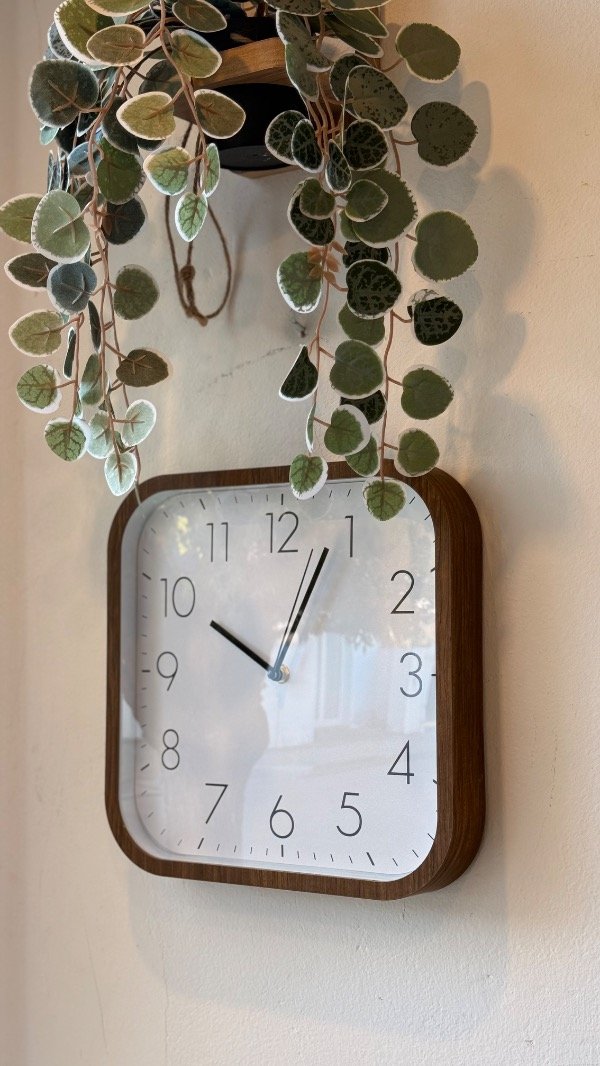 Producto - Reloj cuadrado Wood 28cm