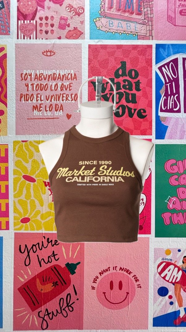 Producto - Musculosa Studio choco