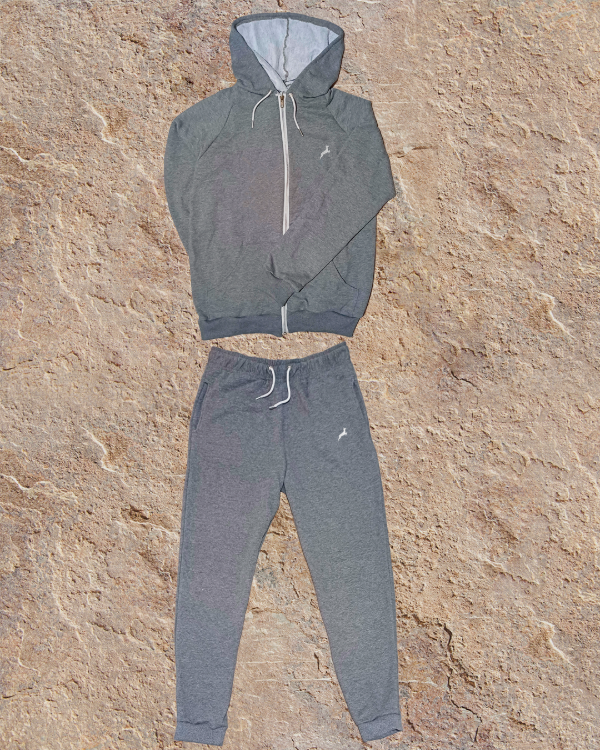 Producto - Conjunto Jogging Liso Algodón Gris