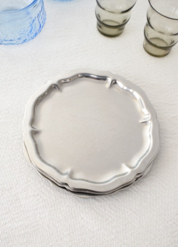 Producto - Set de seis platos de acero inoxidable PRAT - 4