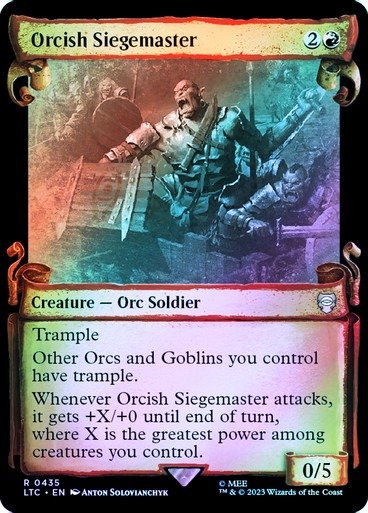 Producto - Orcish Siegemaster (Showcase Foil)