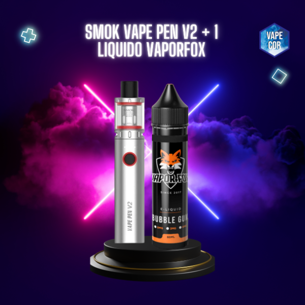 Producto - Promo Smok Pen V2 + 1 Liquido Vaporfox