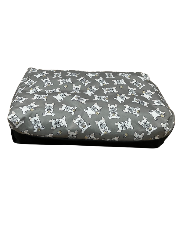 Producto - Almohadón Rectangular para Mascotas - Estampado de Frenchies 50 x 60 cm